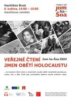 Veřejné čtení jmen obětí holocaustu